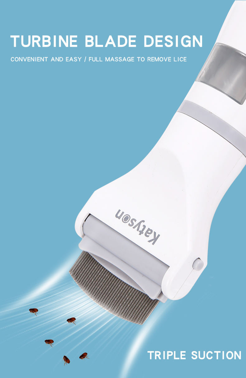 Pet Electric Flea Comb Lice Catcher.