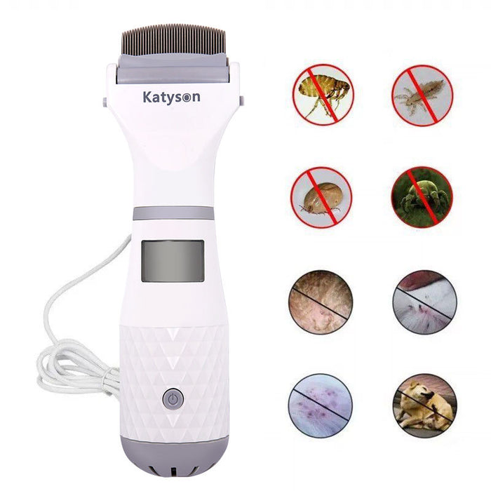 Pet Electric Flea Comb Lice Catcher.