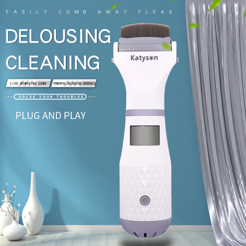 Pet Electric Flea Comb Lice Catcher.